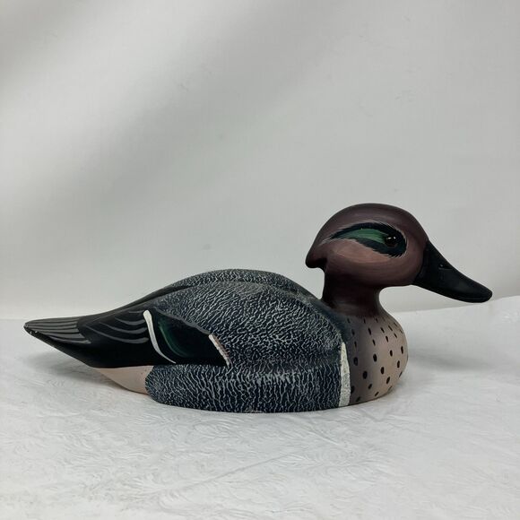 Boyd's Collection CLASSIC Teal Black Brown DRAKE DUCK 1980-1985 Glass Eyes - Picture 1 of 14